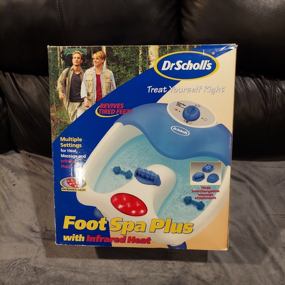 Dr. Scholl's Other New Dr Schools Foot Spa Plus Footbath Infrared Heat Massaging Rollers